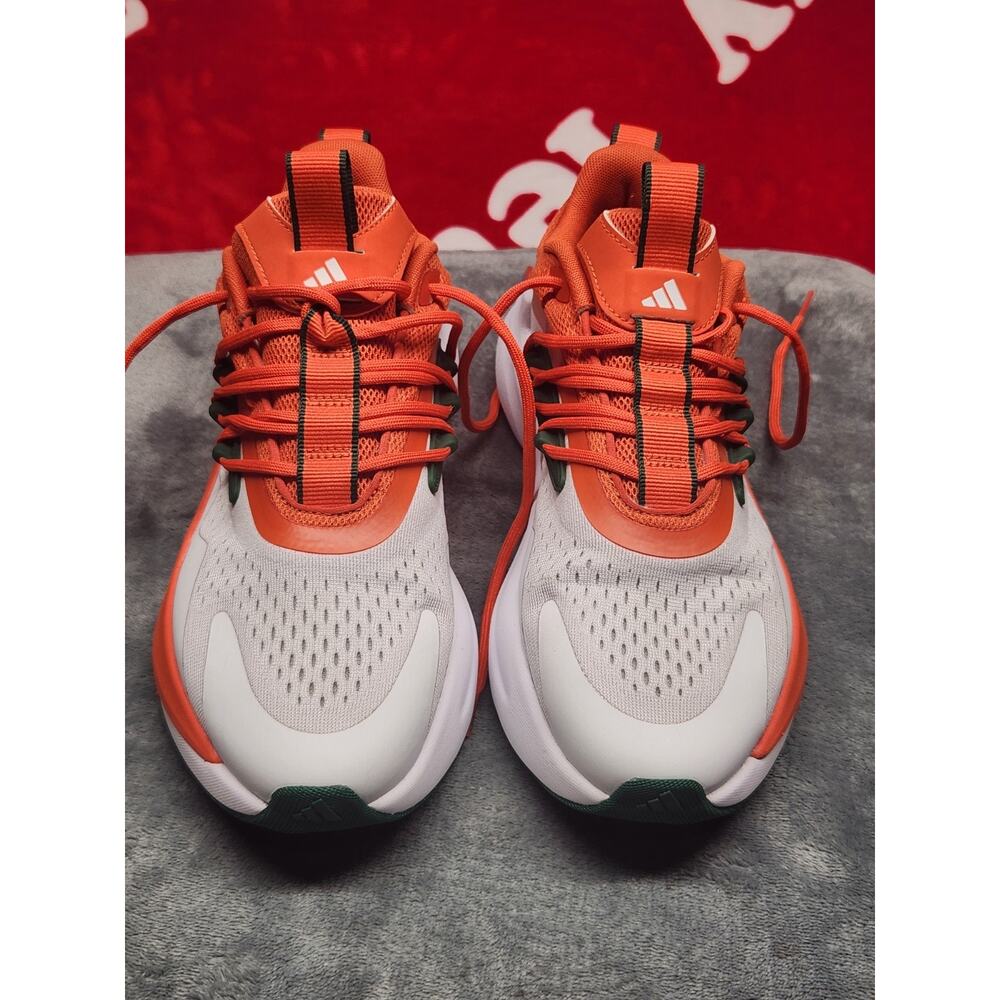 adidas Lightstrike Boost Running Shoes Men’s 8 IH6337 Orange Grey White Athletic